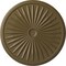 Ekena Millwork Leandros Ceiling Medallion (Fits Canopies up to 5"), 33 1/8"OD x 3 1/2"ID x 1 3/8"P, Mississippi Mud CM33LEMMF - alternate 1